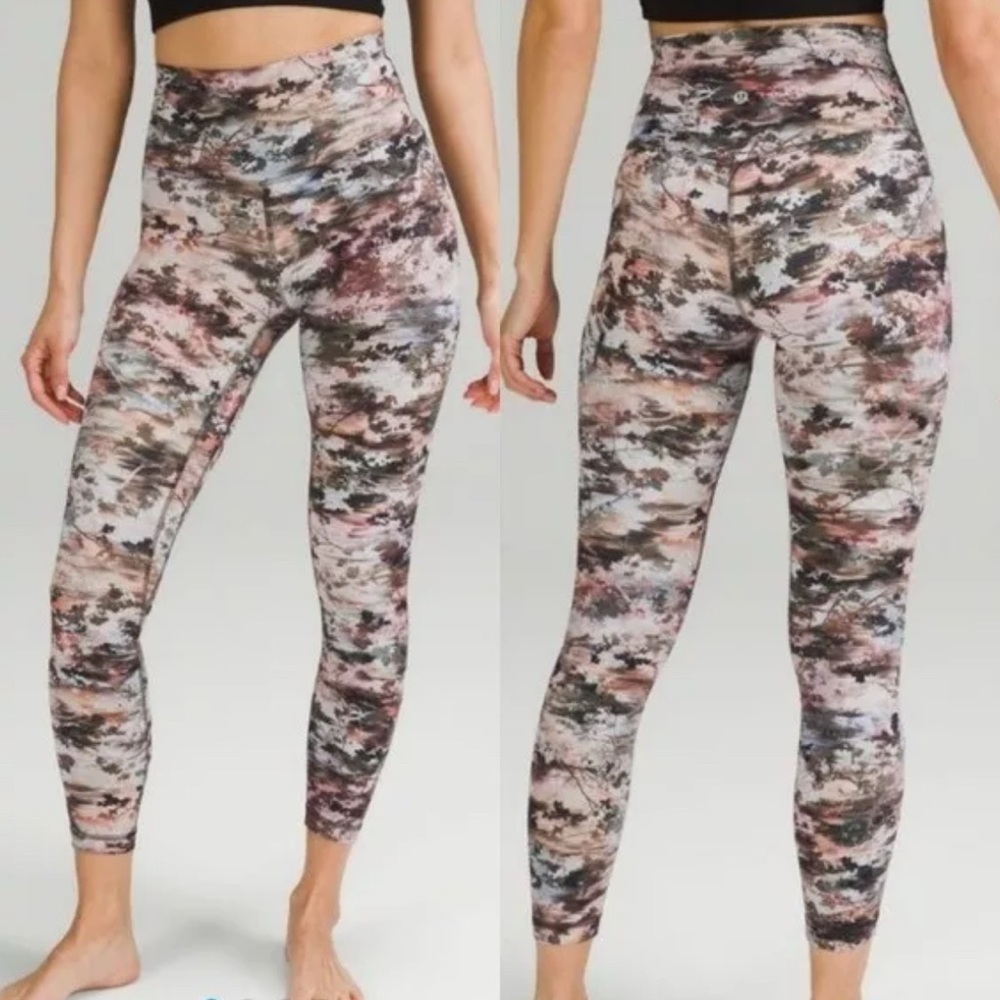 Lululemon Align HR Legging 25" Size 6 in Future Utopia Multi